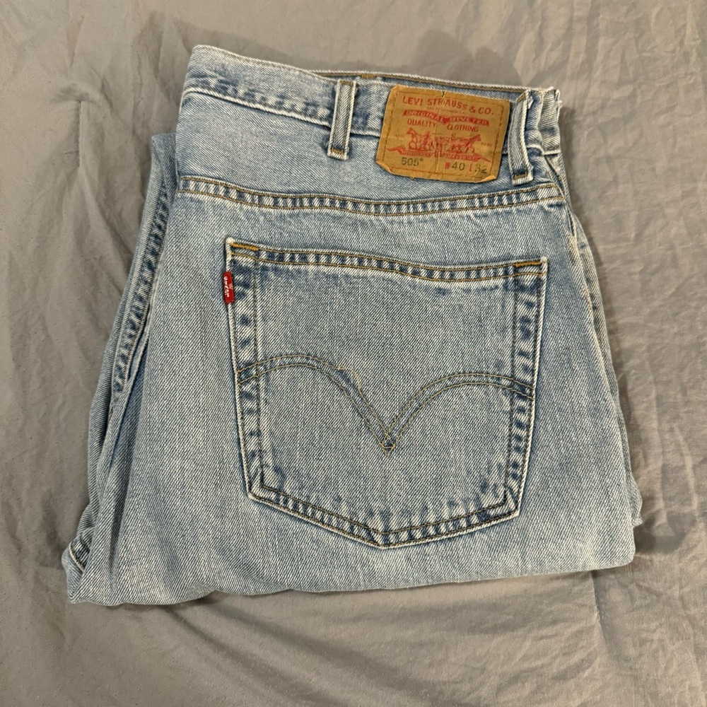 Levi’s 505 Regular Fit Men’s Jeans Size 40x32 100%‎ Cotton